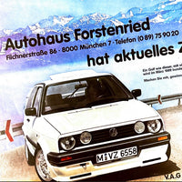 Golf MK2 Auto haus Forstenried Brochure (PDF File)