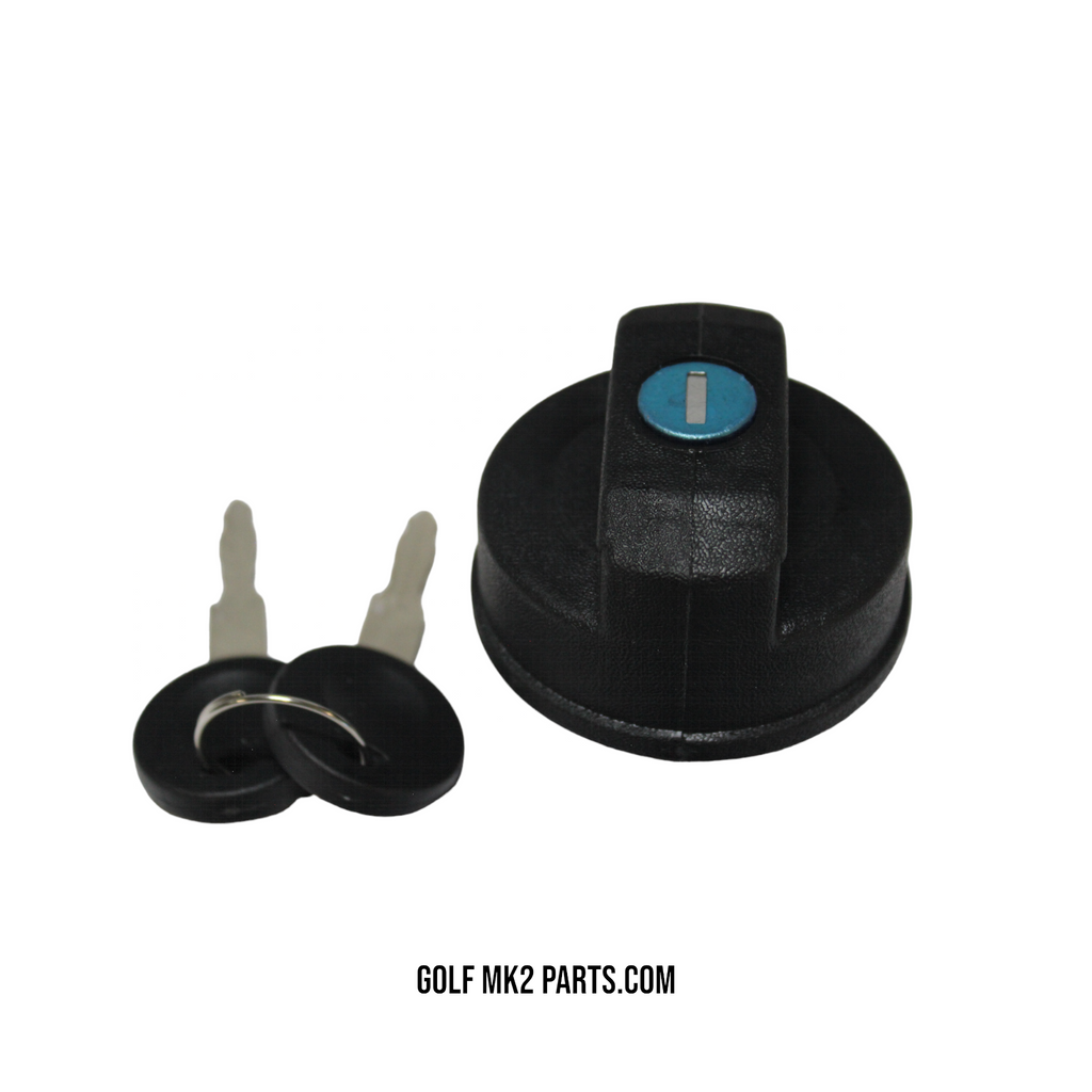 Gas tank lock with keys