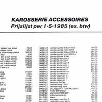 Zender price list per item brochure  (PDF File)
